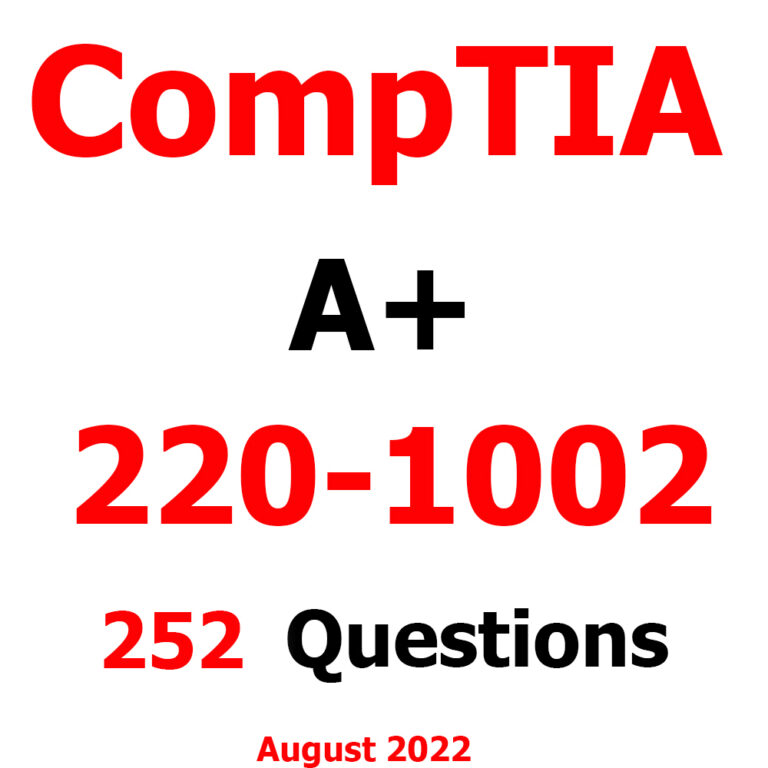 Latest 220-1002 Exam Review