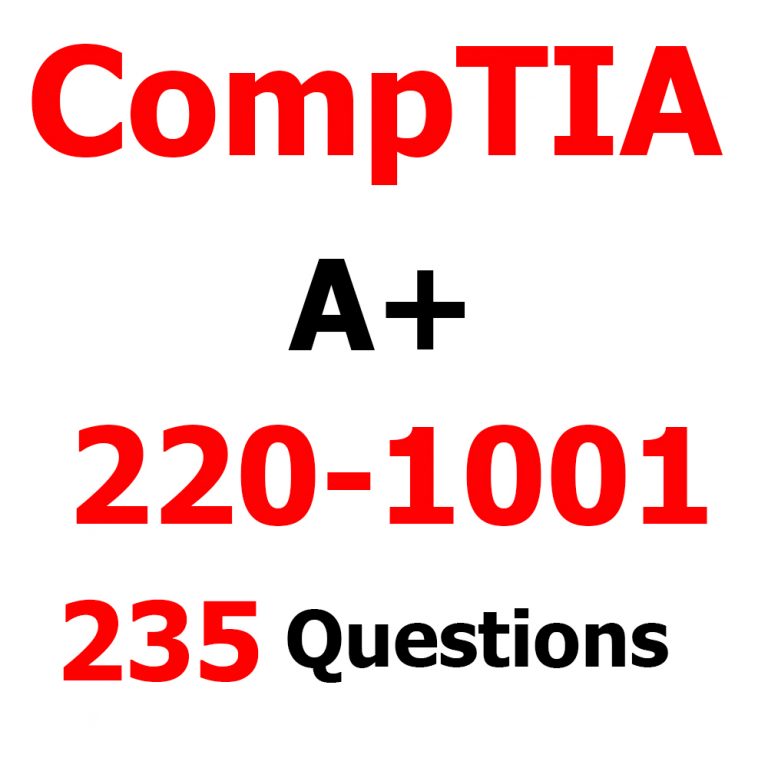 CompTIA A+ Certification Exam 220-1001 Questions and Sns-Brigh10